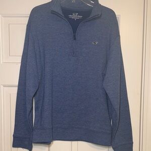 Vineyard Vines Men's Navy 1/4 Zip Sweater